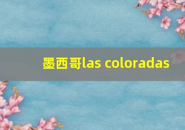 墨西哥las coloradas